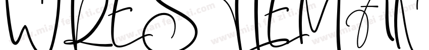 WRESTLEMANIA Regular字体转换